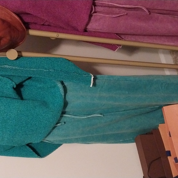 #303 ACID WASH FLEECE PALAZZO PANTS WITH POCKETS - Picture 7 of 7